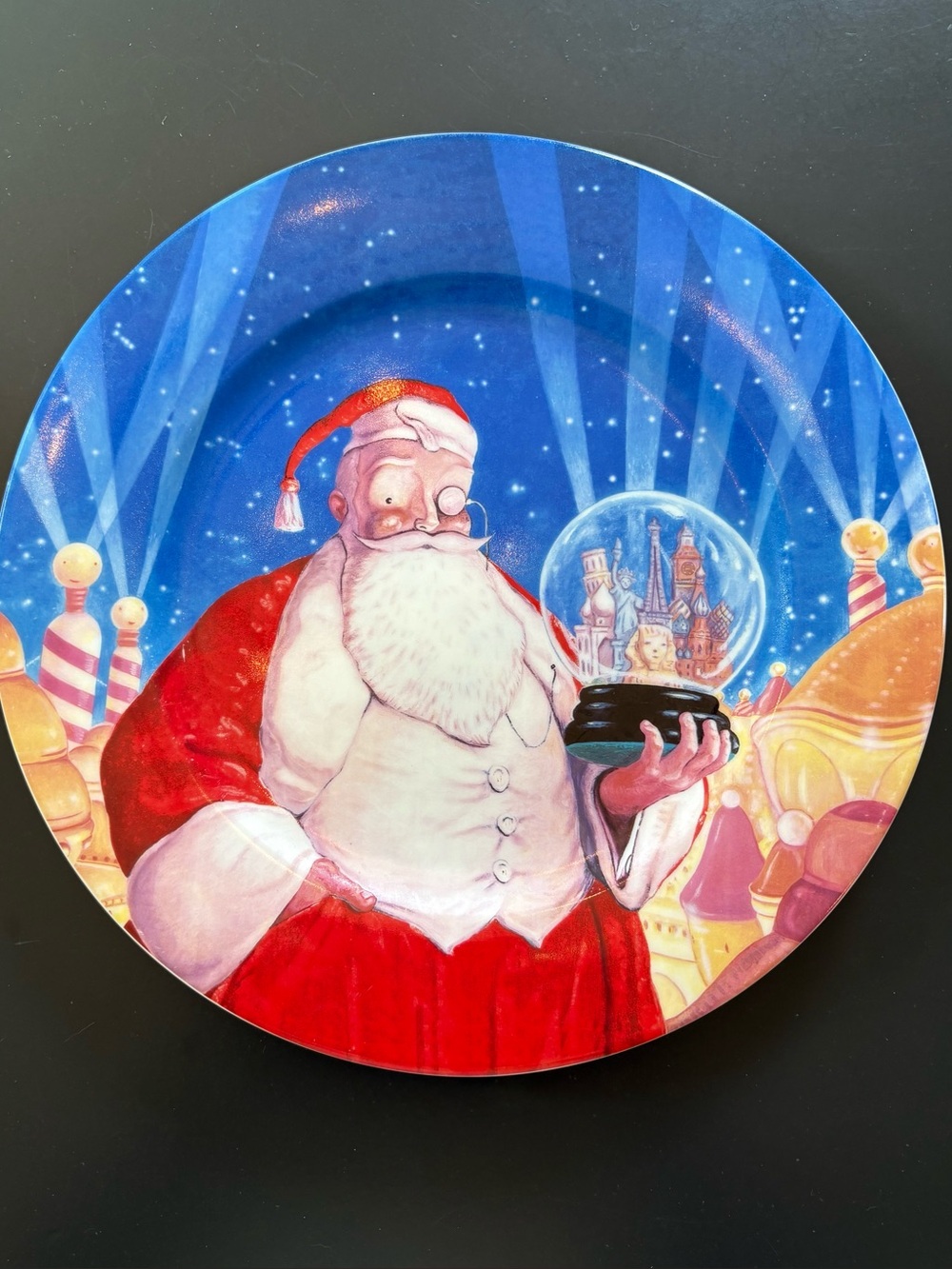 Vintage Saks 5th Ave S5ALimited Edition Santa Plate